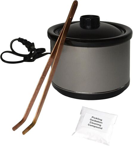 Jewelry Making Oxidation Scale Removal Cleaning Kit w/ 16 oz Pickle Pot Copper Tweezers and 10 oz Pickling Compound in Saudi Arabia