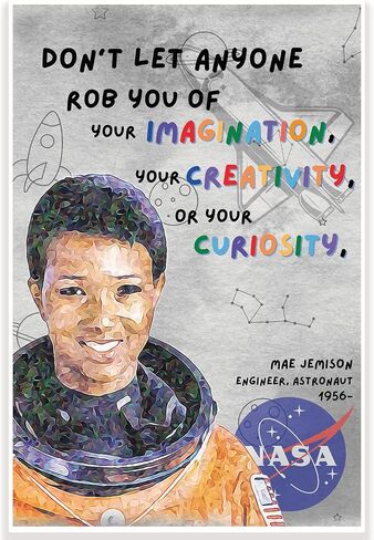 Mae Jemison Quote Classroom Poster - Science Classroom Poster - Physics Class Poster - 12 x 18 Inch - Classroom Decor - Classroom Must Haves - Back To School Decor - CPS0584 in Saudi Arabia
