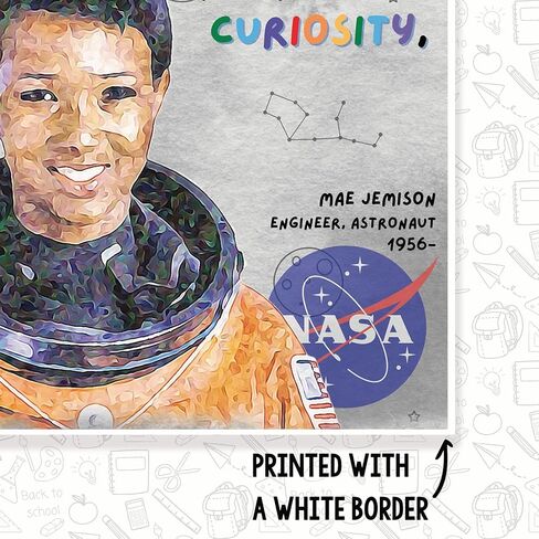 Mae Jemison Quote Classroom Poster - Science Classroom Poster - Physics Class Poster - 12 x 18 Inch - Classroom Decor - Classroom Must Haves - Back To School Decor - CPS0584 in Saudi Arabia
