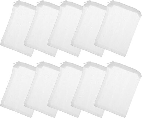 10 Pcs 4 x 6 inch Mesh Filter Bags, Reusable Bags with Zipper, Aquarium Filter Media Bag, Reusable Mesh Bags for Fish Tank Aquarium Filters in Saudi Arabia