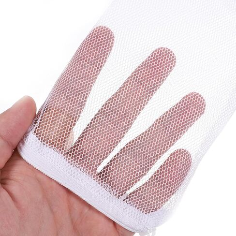 10 Pcs 4 x 6 inch Mesh Filter Bags, Reusable Bags with Zipper, Aquarium Filter Media Bag, Reusable Mesh Bags for Fish Tank Aquarium Filters in Saudi Arabia
