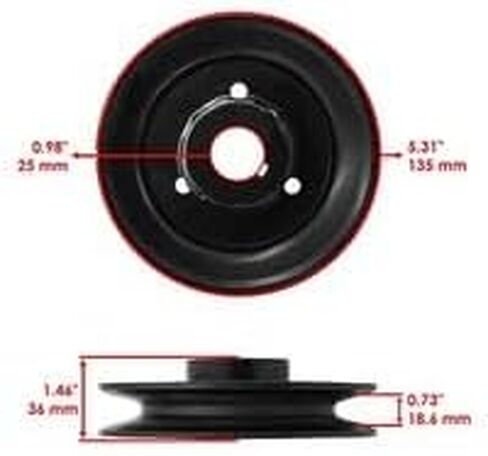 #US Part Replacement for Spindle Pulley for Husqvarna 4218 4818 4821 WHF5218 5221 539104421 42" 48" 52" in Saudi Arabia