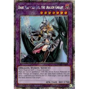 Dark Magician Girl The Dragon Knight (Platinum Secret Rare) - RA03-EN258 - Platinum Secret Rare - 1st Edition in Saudi Arabia