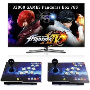 وحدة تحكم ألعاب RegiisJoy 50000 في 1 Pandoras Box Ultra Arcade، آلة ألعاب ريترو للكمبيوتر الشخصي وجهاز العرض وتلفزيون 4K، ألعاب ثلاثية الأبعاد، ألعاب بحث/حفظ/تحميل/إيقاف مؤقت، 1280X720,256G TF in Kuwait