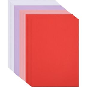 100 Pieces Sheets Valentine's Day Cardstock Paper Thick Cardstock Paper Cover Card Stock Printer Paper for Valentine's Day Wedding Arts Crafts Invitations Greeting Cards in Kuwait