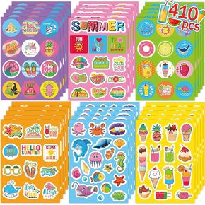Spring Summer Flowers Stickers for Kids Butterfly Seasonal Stickers for Scrapbooking Crafts Envelopes Swater Bottles Self-Adhesive Stickers Teachers Spring Theme Family School Classroom Party Favor in Kuwait