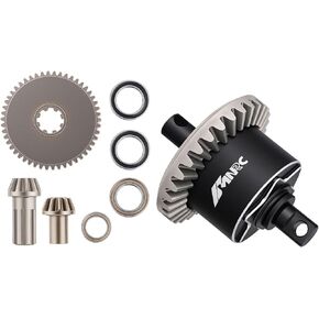 Steel Rear Differential Diff & Spur Input Gear Kit for HyperGO 1/14 H14BM 14209 14210 Series Upgrades Part Black in Kuwait