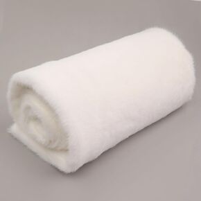 Black Faux Fur Fabric 65" Short Pile Super Soft Cuddle Material for Stuffed Crafts in Saudi Arabia