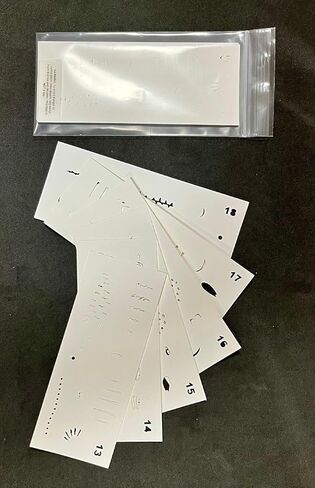 مجموعة Lure Stencil، AM #3، 6 قوالب Lure Stencil، جديدة لعام 2026، من شركة Serious Lures, LLC in Kuwait