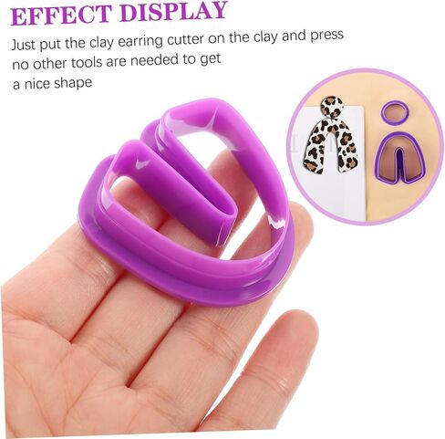 Polymer Clay Molds Jewelry Making Supplies DIY Earring Cutters Molds in Saudi Arabia