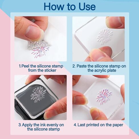 4Pcs 4 Styles PVC Plastic Clear Stamps, Raven and Mushroom Pattern Silicone Stamp, Silicone Transparent Rubber Stamp for DIY Scrapbooking Photo Album Decorative Cards Making, 2.17x2.17inch in Saudi Arabia