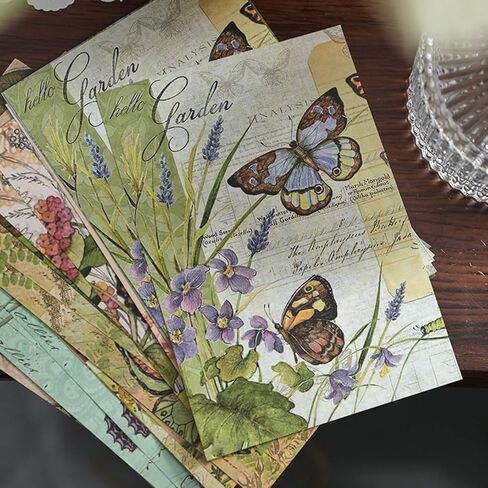 30Pcs Vintage Scrapbook Paper Kit, Junk Journal Supplies, Decoupage Paper for DIY Crafts, Art Collage in Saudi Arabia