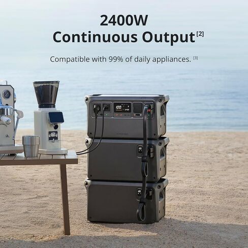 DJI Expansion Battery 2000, 2048Wh High-Capacity Expansion Battery for DJl Power 1000/2000, Extra Expandable Energy for Portable Generator, HomeBackup, Camping, RVs, Emergency in Saudi Arabia