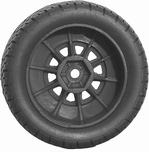 4 pcs 65mm Tires Wheels for ARRMA 1/14 Mojave Grom 1/18 Typhon GROM RC car Upgrade Part,12mm Hex Wheels and Tires(Black in Saudi Arabia