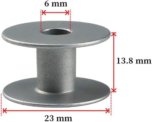BLOOY MA10A0123 Large Capacity Aluminum Bobbin Fit PLK-E1010, PLK-E2516, PLK-E4030, PLK-B1006, AMS-210D, BAS-311G Pattern Machines (20PCS) in Saudi Arabia