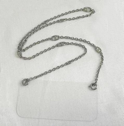 Conversion Kit for Kelly Wallet Constance Long Wallet Insert With Chain Kelly wallet Strap Insert Gift For Her (Silver) in Saudi Arabia
