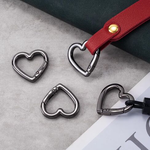 Keychain Clip, Zinc Alloy Heavy Duty Carabiner, Spring Snap Clasp Hook for Bags Purses Backpack Straps Belt DIY Crafts in Saudi Arabia