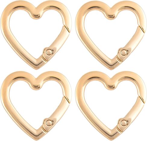 Keychain Clip, Zinc Alloy Heavy Duty Carabiner, Spring Snap Clasp Hook for Bags Purses Backpack Straps Belt DIY Crafts in Saudi Arabia