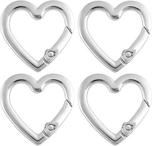 Keychain Clip, Zinc Alloy Heavy Duty Carabiner, Spring Snap Clasp Hook for Bags Purses Backpack Straps Belt DIY Crafts in Saudi Arabia