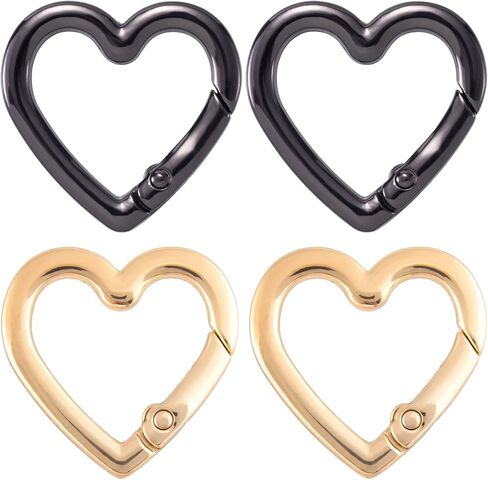 Keychain Clip, Zinc Alloy Heavy Duty Carabiner, Spring Snap Clasp Hook for Bags Purses Backpack Straps Belt DIY Crafts in Saudi Arabia