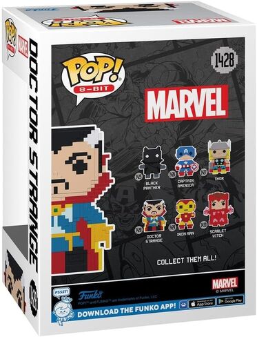 فانكو بوب! Marvel: 8-Bit - Dr. Doctor Strange - Marvel Comics - شخصية فينيل قابلة للتجميع - فكرة هدية - منتجات رسمية - ألعاب للأطفال والكبار - محبي الكتب المصورة in Kuwait
