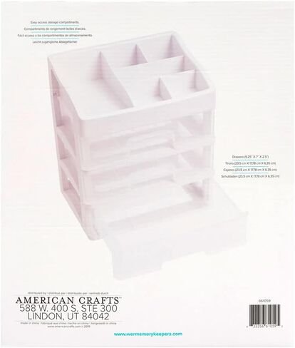 We R Memory Keepers 11"X8"X12.5" Case Plastic Storage, Multi in Saudi Arabia