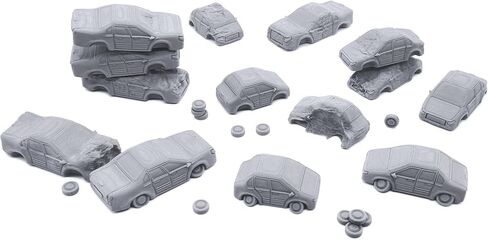EnderToys Junk Cars by Terrain4Print, 3D Printed Tabletop RPG Scenery and Wargame Terrain 28mm Miniatures in Saudi Arabia