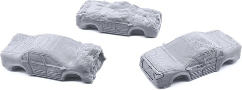 EnderToys Junk Cars by Terrain4Print, 3D Printed Tabletop RPG Scenery and Wargame Terrain 28mm Miniatures in Saudi Arabia