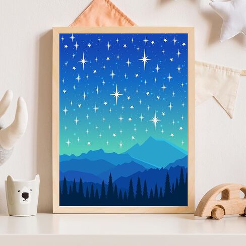 16 PCS Star Stencil Set, Large Stencils for Painting, Different Sizes Star Template for Spray Painting Fabric Walls Wood DIY Craft Canvas (Mixed Stars) in Saudi Arabia