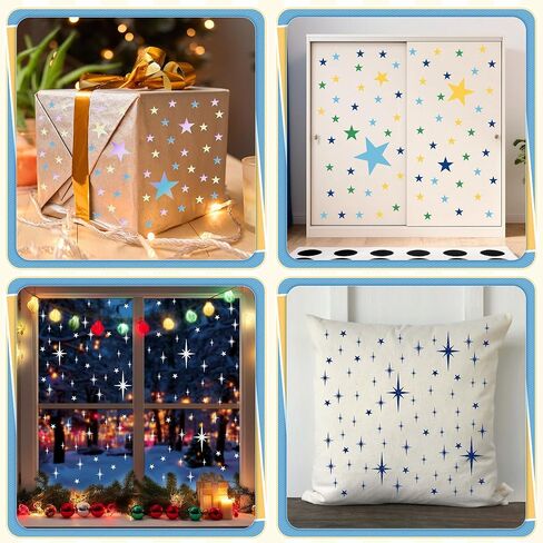 16 PCS Star Stencil Set, Large Stencils for Painting, Different Sizes Star Template for Spray Painting Fabric Walls Wood DIY Craft Canvas (Mixed Stars) in Saudi Arabia