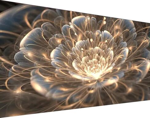 MOMDEDP Large Diamond Painting Kits for Adults - DIY 5D Flowers Diamond Art Kits for Adults, Full Drill Flowers Diamond Art Painting, Gem Art Kits for Home Wall Decor (27.6 X 15.7 Inch) in Saudi Arabia