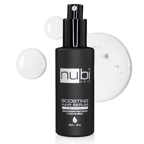 Nubi Anti Frizz Hair Serum - Marula Hair Serum for Dry Hair - Smoothing Serum for Hair Shine - Hair Repair Serum with Vitamin E, Aloe Vera - 2 Fl Oz in Saudi Arabia