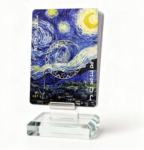 Artworks Playing Cards, Standard Index,54 Unique Illustrations Playing Card（1 Pack）,Classic Cards for Poker, Blackjack, Family Game Night & Card Games, Fun for All Ages(Roses) in Kuwait