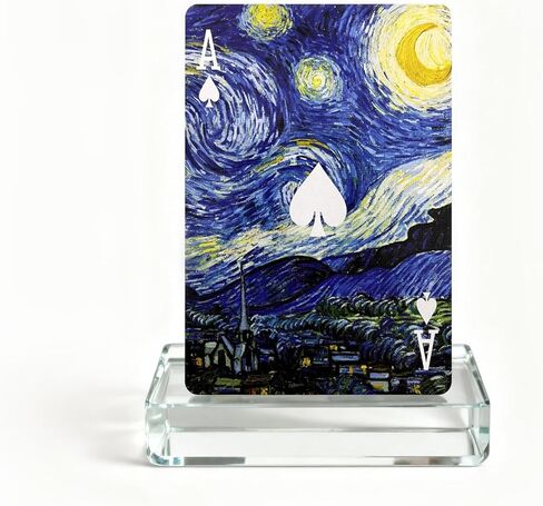 Artworks Playing Cards, Standard Index,54 Unique Illustrations Playing Card（1 Pack）,Classic Cards for Poker, Blackjack, Family Game Night & Card Games, Fun for All Ages(Roses) in Kuwait