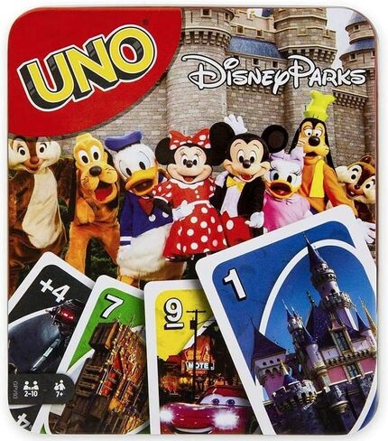 Disney Parks UNO Card Game in Tin in Saudi Arabia