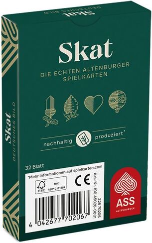 Skat, deutsches Bild, Kornblume®, in Faltschachtel in Saudi Arabia