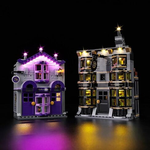 Kyglaring LED Light Kit Compatible with Lego Ollivanders & Madam Malkin's Robes 76439 Building Blocks, Upgraded Lighting Instruction Manual, (Model Not Included), Classic Version in Saudi Arabia