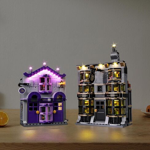 Kyglaring LED Light Kit Compatible with Lego Ollivanders & Madam Malkin's Robes 76439 Building Blocks, Upgraded Lighting Instruction Manual, (Model Not Included), Classic Version in Saudi Arabia