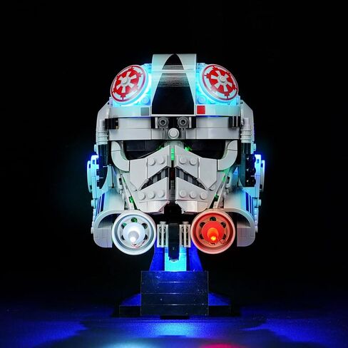 Light Kit for Lego at-at Driver Helmet 75429，Innovative Led Lighting Kit Light Design and Configuration Compatible with Lego 75429 Building Blocks Model - NOT Included The Model Set in Kuwait