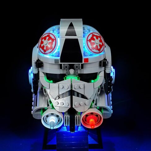 Light Kit for Lego at-at Driver Helmet 75429，Innovative Led Lighting Kit Light Design and Configuration Compatible with Lego 75429 Building Blocks Model - NOT Included The Model Set in Kuwait