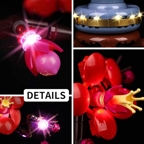 مجموعة إضاءة Kyglaring متوافقة مع مجموعة بناء Lego Plum Blossom 10369 (الأضواء فقط، الطراز غير متضمن) الإصدار الكلاسيكي in Saudi Arabia