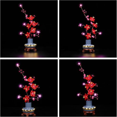 مجموعة إضاءة Kyglaring متوافقة مع مجموعة بناء Lego Plum Blossom 10369 (الأضواء فقط، الطراز غير متضمن) الإصدار الكلاسيكي in Saudi Arabia
