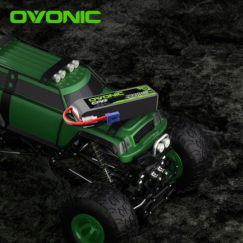 OVONIC 4S LiPo Battery 14.8V 9000mAh 120C with EC5 Plug for RC Car RC Truck Airplane Helicopter Boat Car Racing RC Hobby (2 Packs) in Saudi Arabia