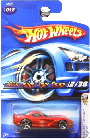 Hot Wheels 2006 First Editions Dodge Viper Red Metallic with Silver Stripes #12 in Saudi Arabia