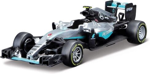 Bburago 18-38026 1:43 F1 Mercedes AMG Petronas W07, 2016 Assorted in Saudi Arabia