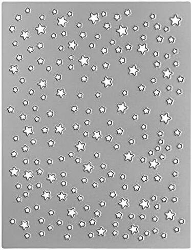 Metal Stars Background Cutting Dies,Five Pointed Star Background Die Cuts Embossing Stencils Template Mould for DIY Scrapbooking Album Decorative Paper Dies Card Making in Saudi Arabia