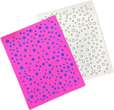 Metal Stars Background Cutting Dies,Five Pointed Star Background Die Cuts Embossing Stencils Template Mould for DIY Scrapbooking Album Decorative Paper Dies Card Making in Saudi Arabia