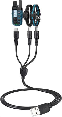 سلك شاحن 3 في 1 لطوق الصدمات للكلاب Bousnic RS2، RS2A وRS2B، كابل USB لطوق التدريب سريع الشحن in Kuwait