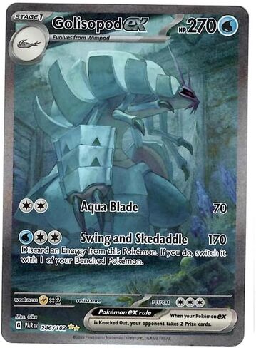 بوكيمون - Golisopod ex 246/182 - Paradox Rift - رسم توضيحي خاص نادر - بطاقة واحدة in Kuwait