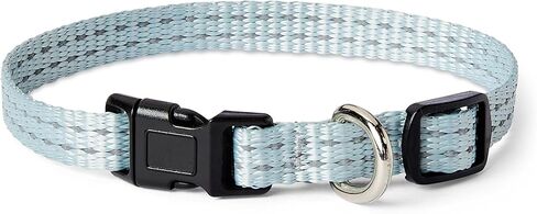 Amazon Basics Reflective Polyester Dog Collar with Quick-Release Buckle, Adjustable, for Medium Dogs, S in Saudi Arabia